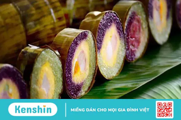 1 khoanh bánh tét bao nhiêu calo? Ăn bánh tét có mập không?