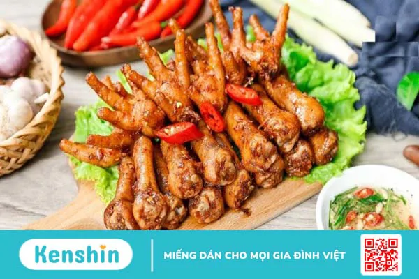 100g chân gà bao nhiêu calo? Ăn chân gà có mập không? Lưu ý khi ăn