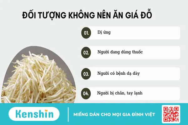 100g giá đỗ bao nhiêu calo? Ăn giá đỗ có tăng cân không? Lưu ý khi ăn