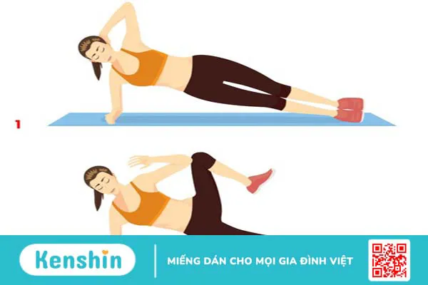 Các bài tập Plank giảm mỡ bụng tại nhà – Phần 2