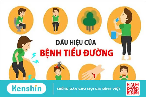 Các dấu hiệu, triệu chứng của bệnh tiểu đường (đái tháo đường)