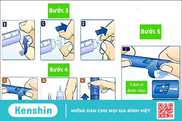 Các loại bút tiêm insulin thường dùng, hướng dẫn lựa chọn và cách dùng