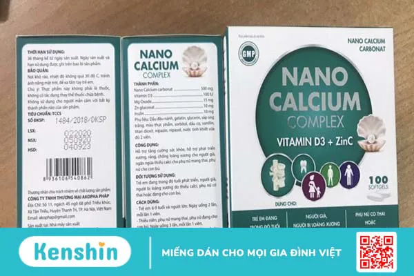 Các loại canxi nano tốt cho người lớn