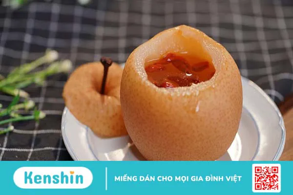 Cách làm lê chưng (hấp) đường phèn trị ho, thanh mát giải nhiệt