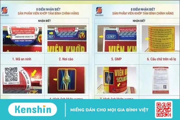 Giới thiệu viên khớp Tâm Bình mua ở đâu, có tốt không?