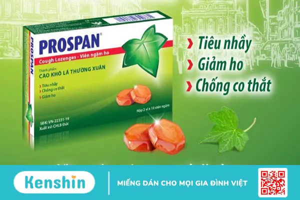 Giới thiệu viên ngậm ho Prospan mua ở đâu, có tốt không?