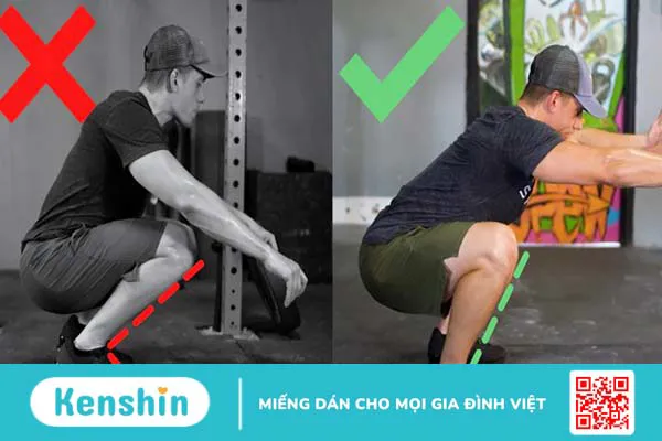 Hướng dẫn tập squat ĐÚNG CÁCH, chuẩn tư thế, tránh chấn thương đầu gối