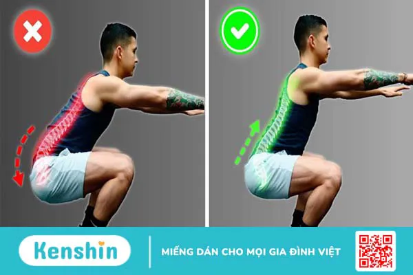 Hướng dẫn tập squat ĐÚNG CÁCH, chuẩn tư thế, tránh chấn thương đầu gối