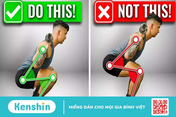 Hướng dẫn tập squat ĐÚNG CÁCH, chuẩn tư thế, tránh chấn thương đầu gối