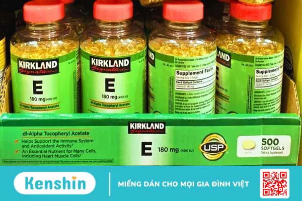 Vitamin E Kirkland có tốt không? Cách sử dụng hiệu quả, an toàn