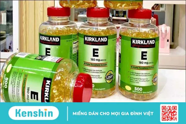 Vitamin E Kirkland có tốt không? Cách sử dụng hiệu quả, an toàn