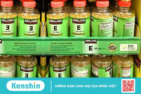 Vitamin E Kirkland có tốt không? Cách sử dụng hiệu quả, an toàn