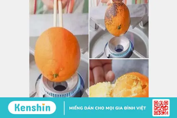 Cách làm cam nướng trị ho đơn giản, hiệu quả