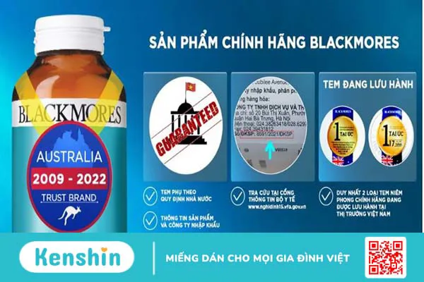 Cách phân biệt Blackmores thật giả, đâu mới là hàng chính hãng?