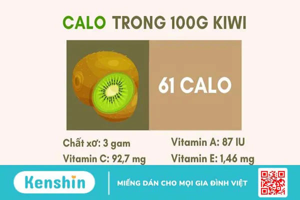 Kiwi bao nhiêu calo? Ăn kiwi có béo không? Cách ăn giảm cân và lưu ý